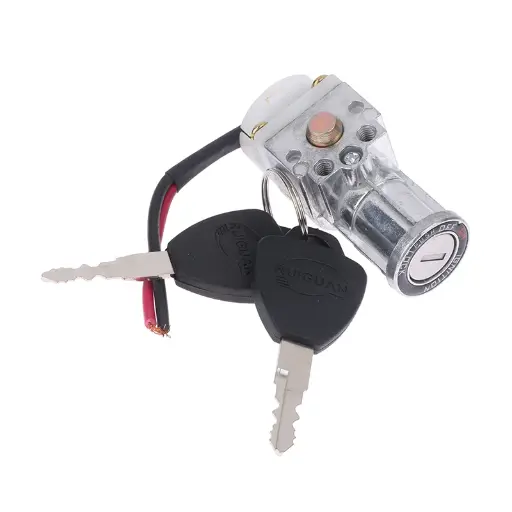 [LHMO380] Bigger Head Type Electric Bicycle Ignition On/Off Key Switch Heavy Load E-bike Li-ion Battery Casing Lock